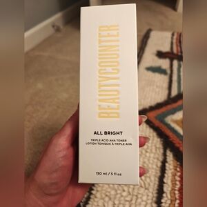 Beautycounter All Bright Triple Acid AHA Toner 150 mL 5 oz BHA Pore Refining